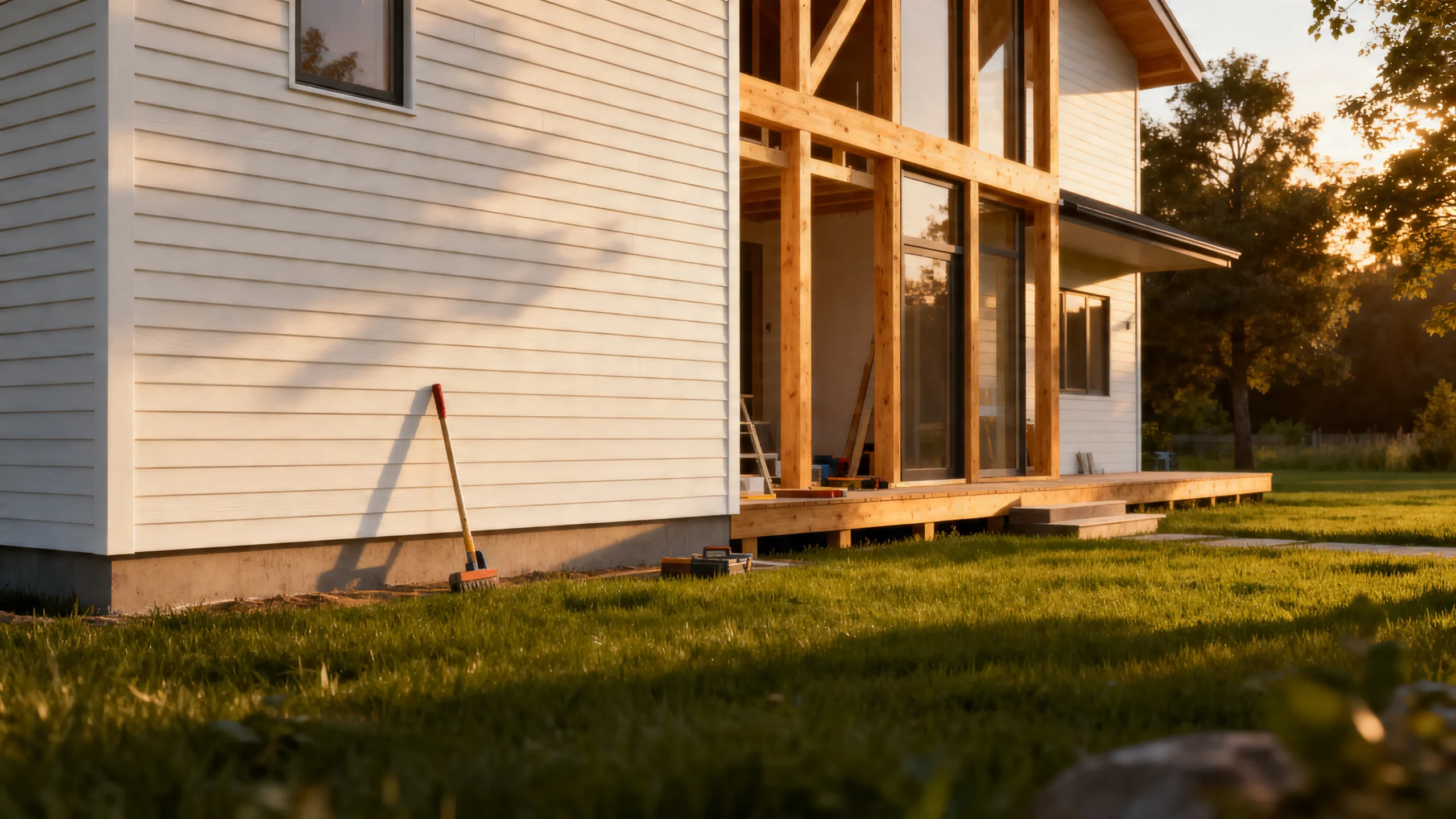 Виниловый сайдинг для дачного дома под ключ в Калуге — монтаж каркасного дома